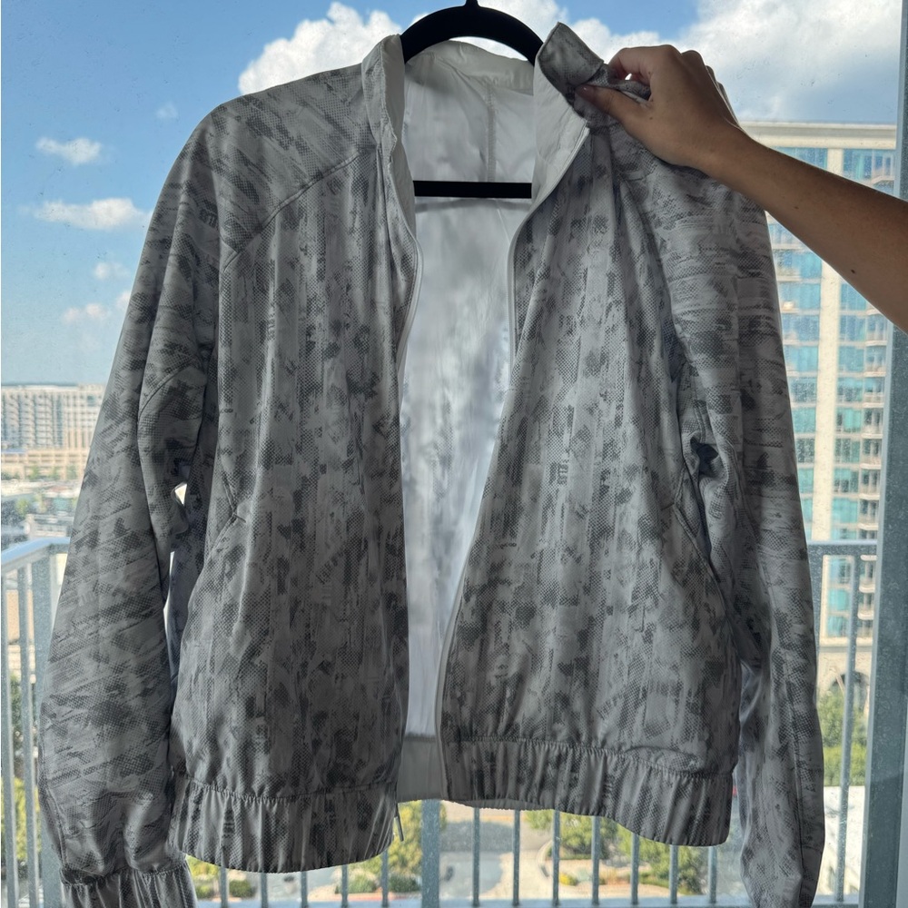 lululemon athletica Gray Bomber Jacket